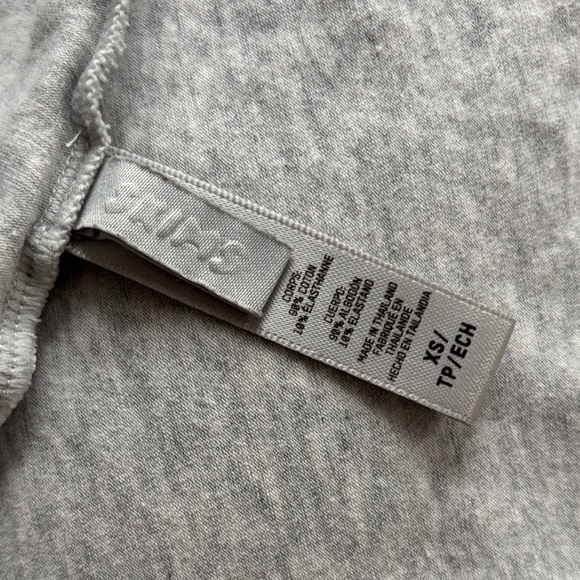 Skims Bodycon Gray Long Sleeve Women's Top - Picture 2 of 5